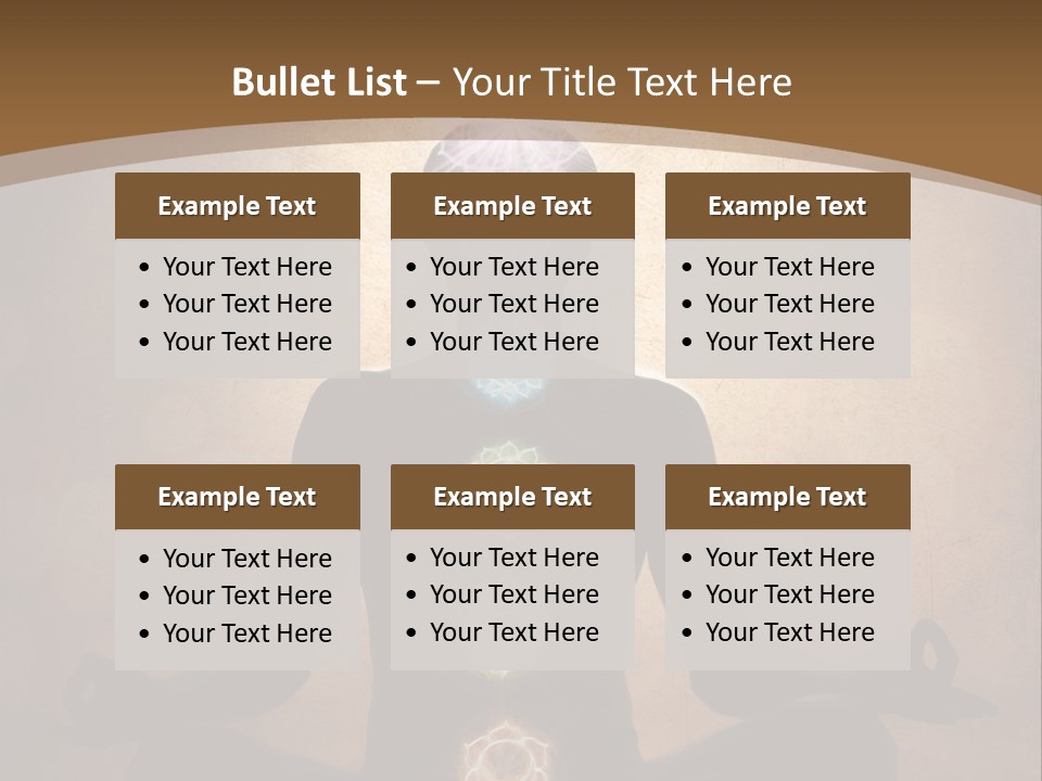 Bright Man Color PowerPoint Template