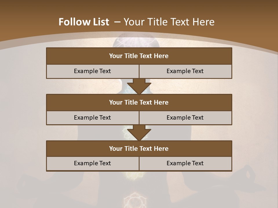 Bright Man Color PowerPoint Template