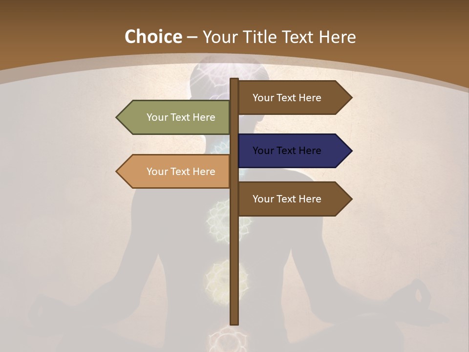 Bright Man Color PowerPoint Template