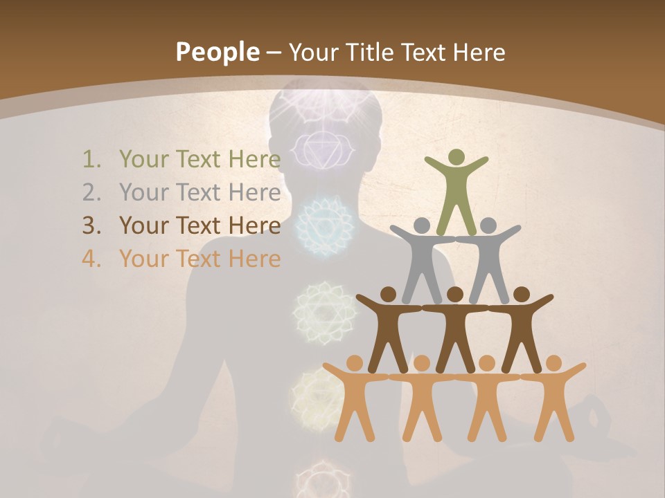 Bright Man Color PowerPoint Template