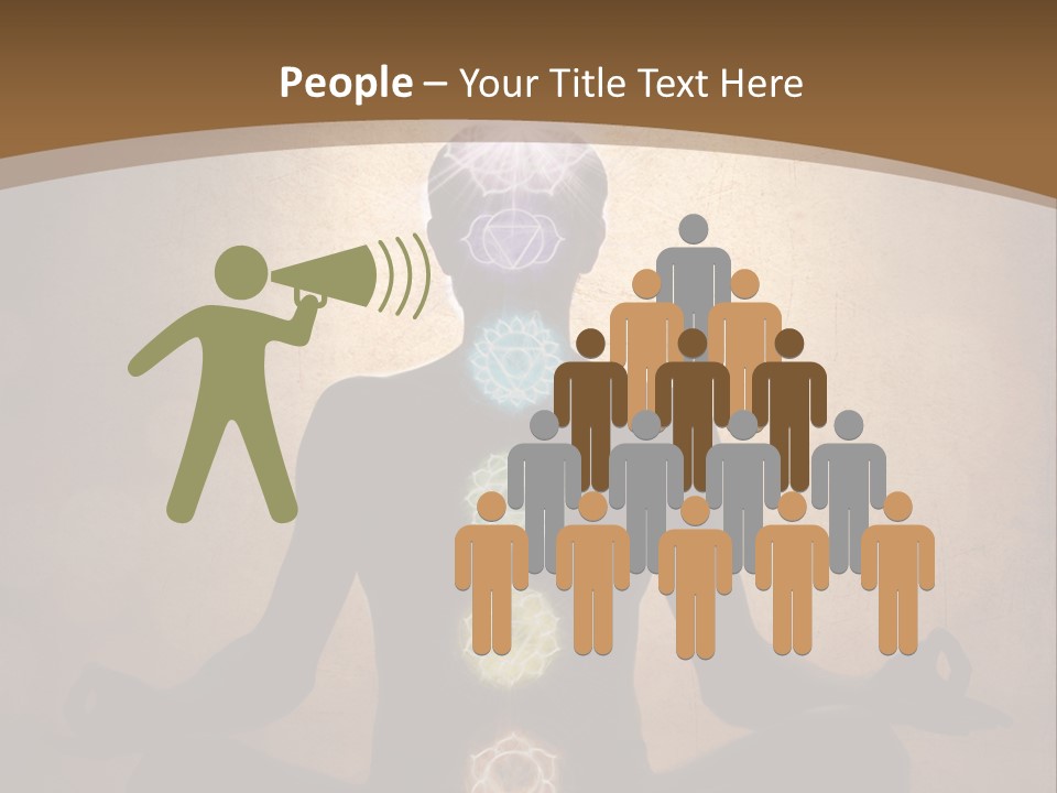 Bright Man Color PowerPoint Template