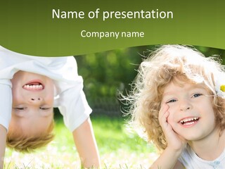 Upside Down Person Casual PowerPoint Template