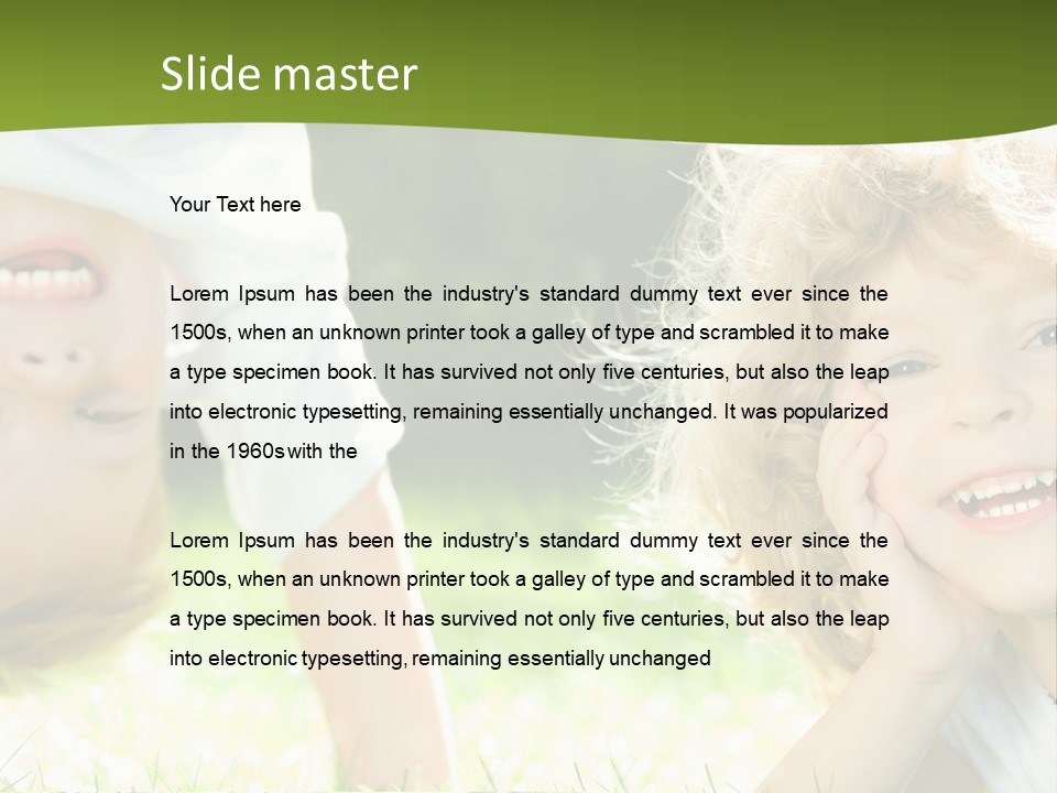 Upside Down Person Casual PowerPoint Template