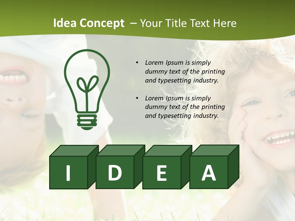 Upside Down Person Casual PowerPoint Template