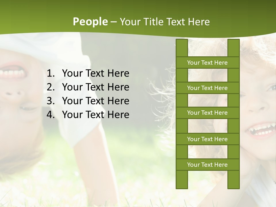 Upside Down Person Casual PowerPoint Template