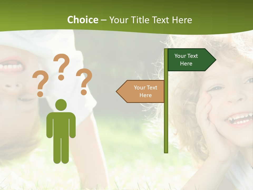 Upside Down Person Casual PowerPoint Template