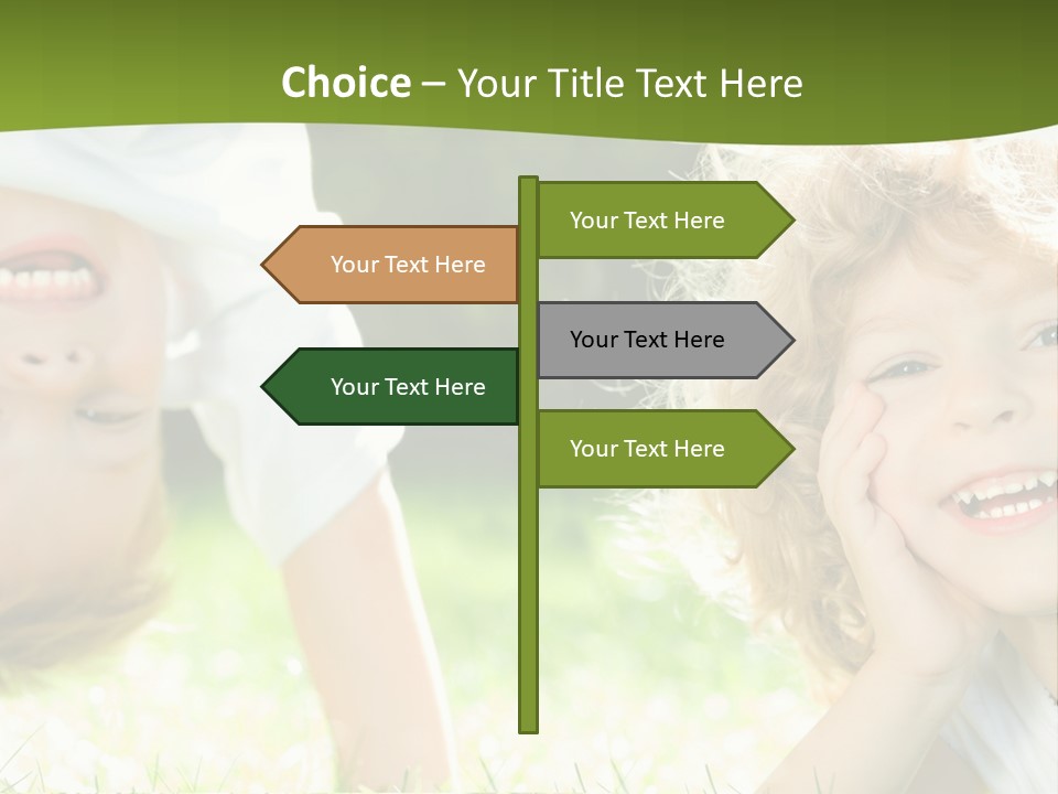 Upside Down Person Casual PowerPoint Template