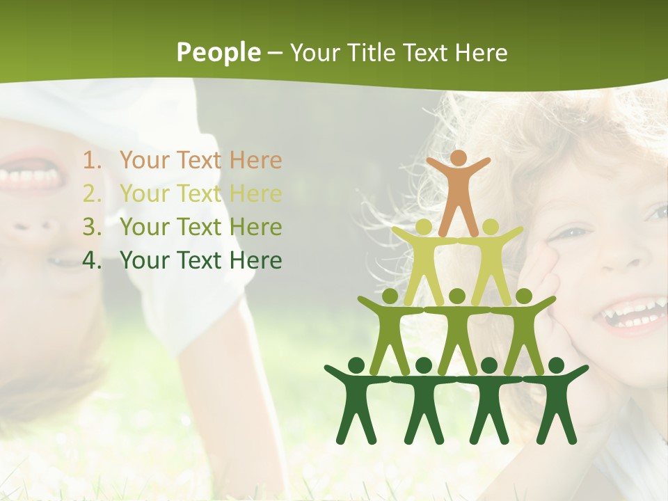 Upside Down Person Casual PowerPoint Template