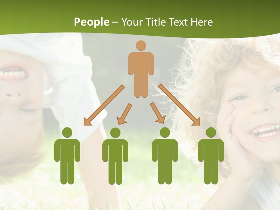 Upside Down Person Casual PowerPoint Template