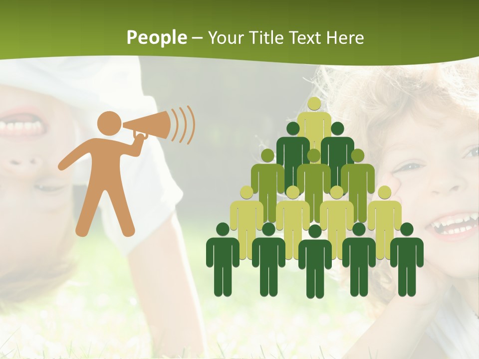 Upside Down Person Casual PowerPoint Template