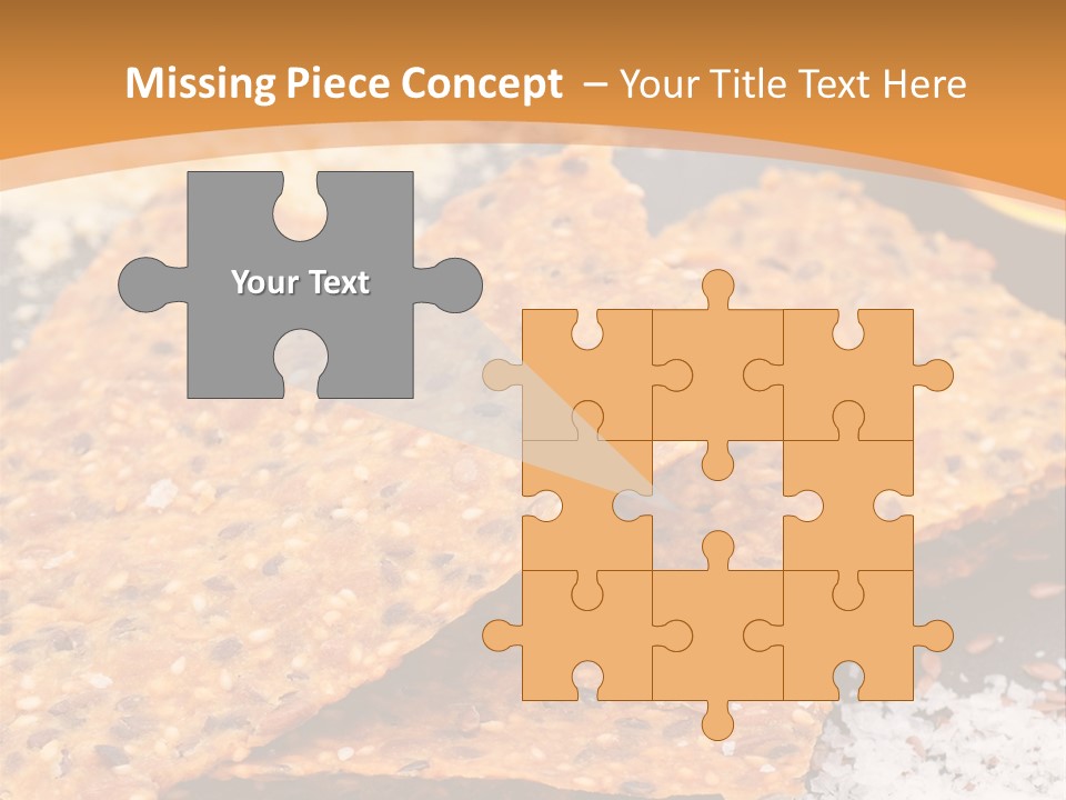 A Plate With Crackers And Other Foods On It PowerPoint Template