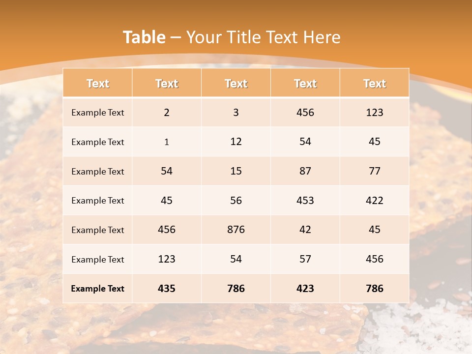 A Plate With Crackers And Other Foods On It PowerPoint Template