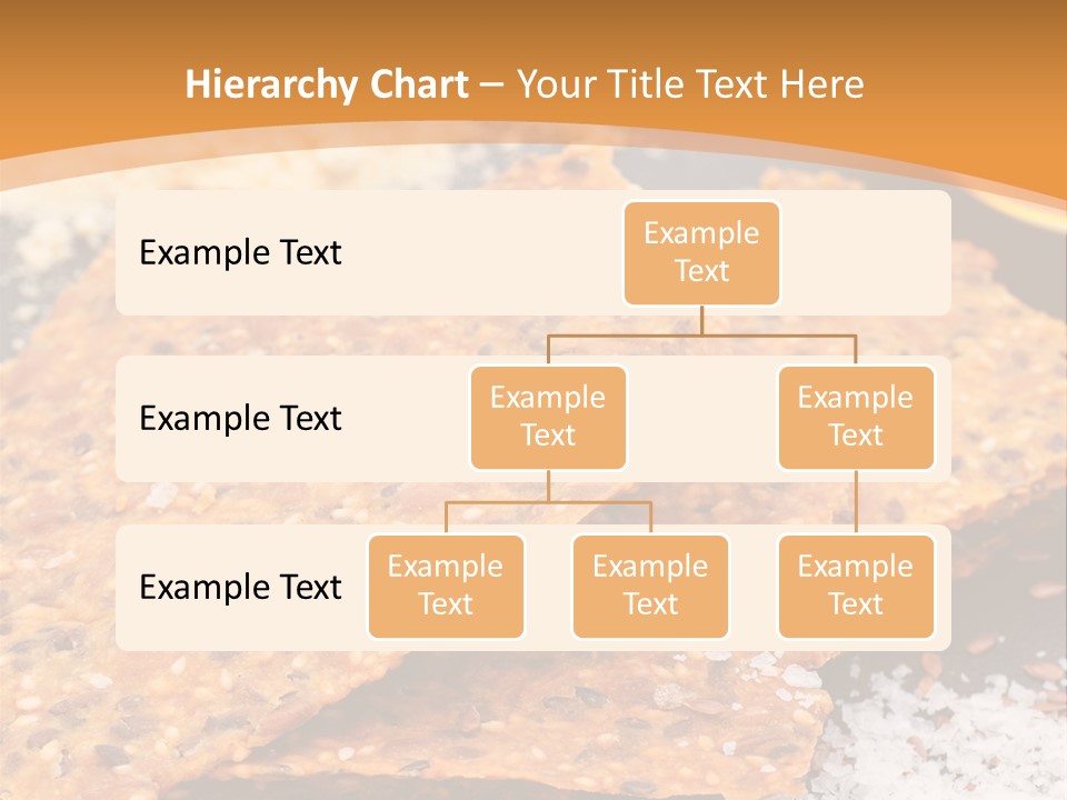 A Plate With Crackers And Other Foods On It PowerPoint Template