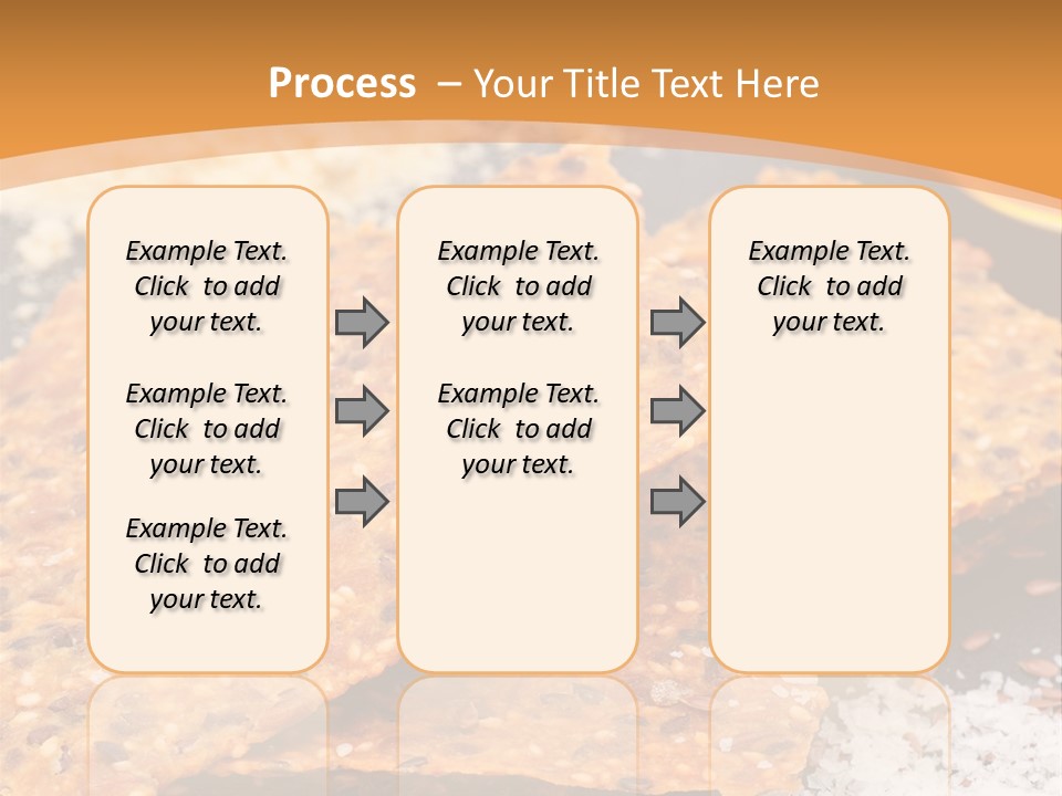 A Plate With Crackers And Other Foods On It PowerPoint Template