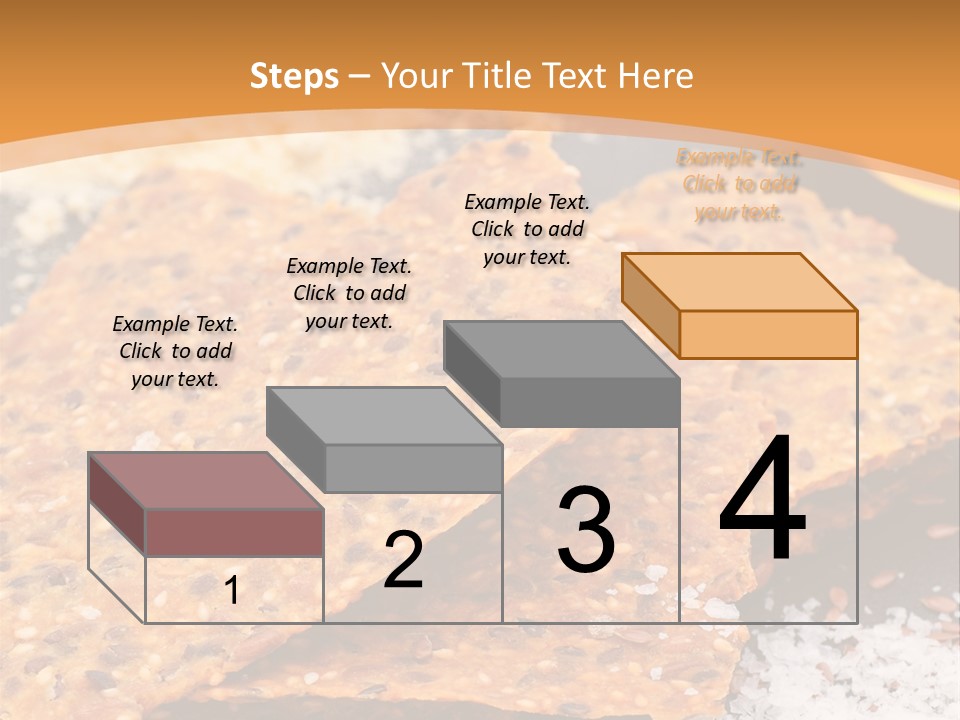 A Plate With Crackers And Other Foods On It PowerPoint Template