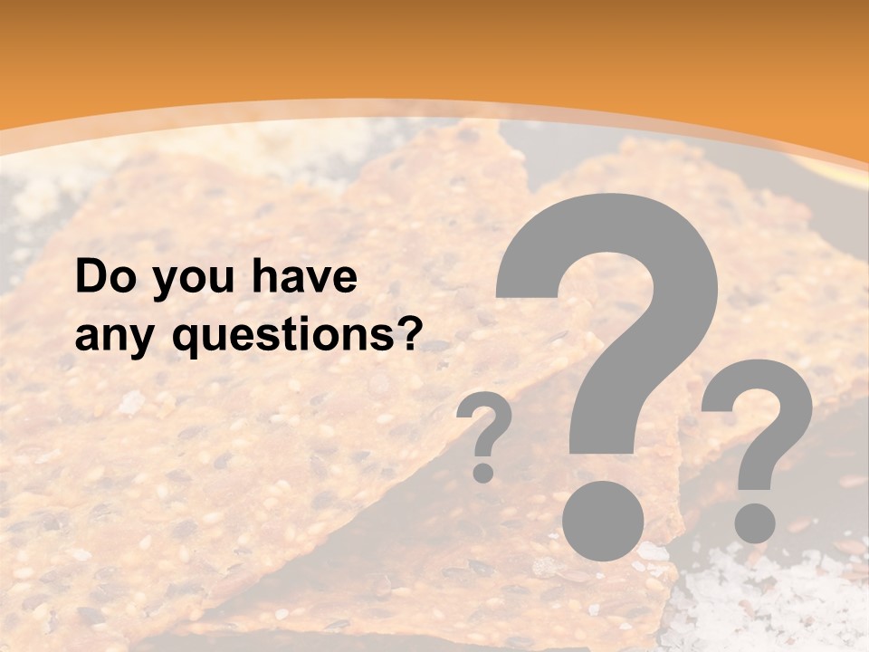 A Plate With Crackers And Other Foods On It PowerPoint Template