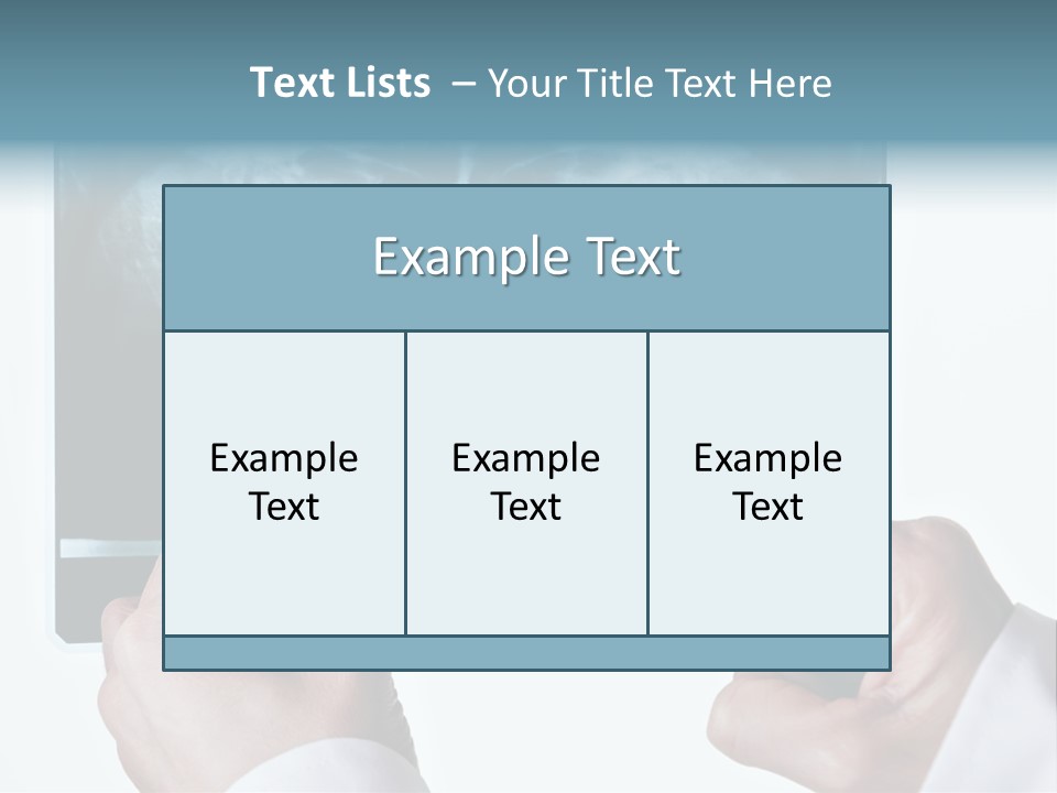 A Person Holding A Tooth In Front Of A X - Ray PowerPoint Template