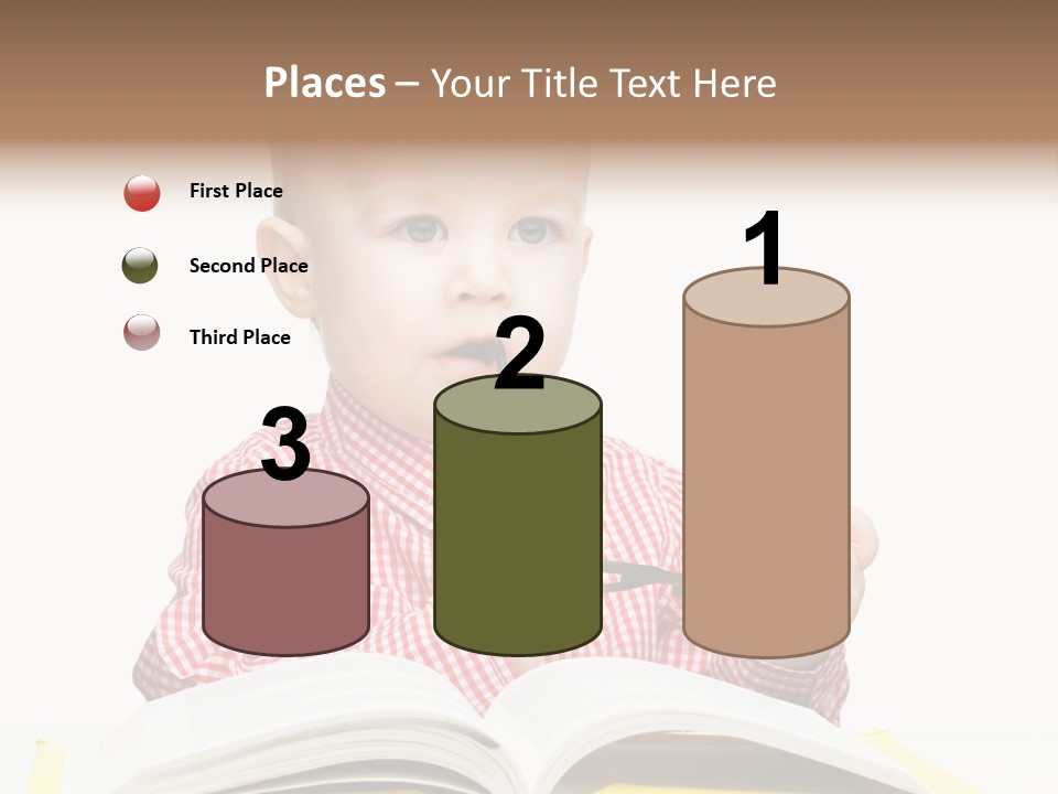 Isolated Kid Playful PowerPoint Template