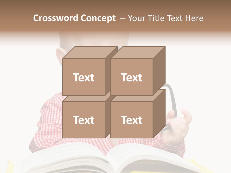 Isolated Kid Playful PowerPoint Template