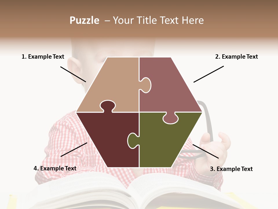 Isolated Kid Playful PowerPoint Template