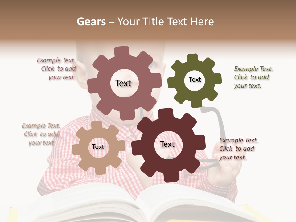 Isolated Kid Playful PowerPoint Template