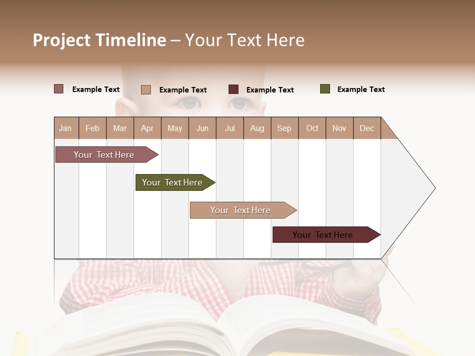 Isolated Kid Playful PowerPoint Template