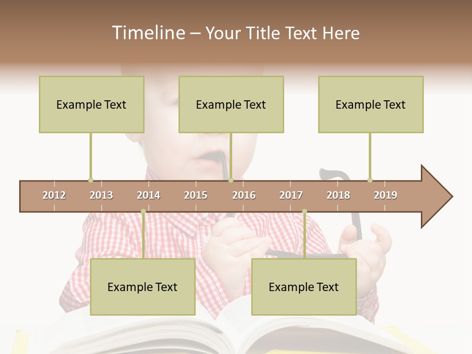 Isolated Kid Playful PowerPoint Template
