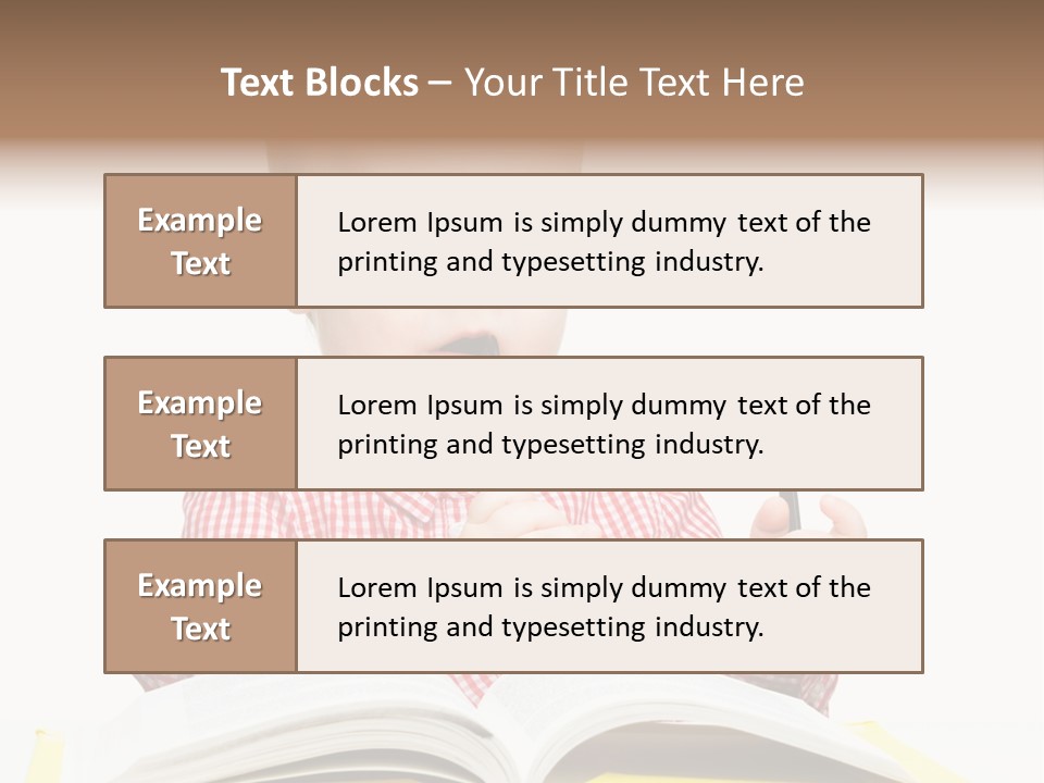 Isolated Kid Playful PowerPoint Template