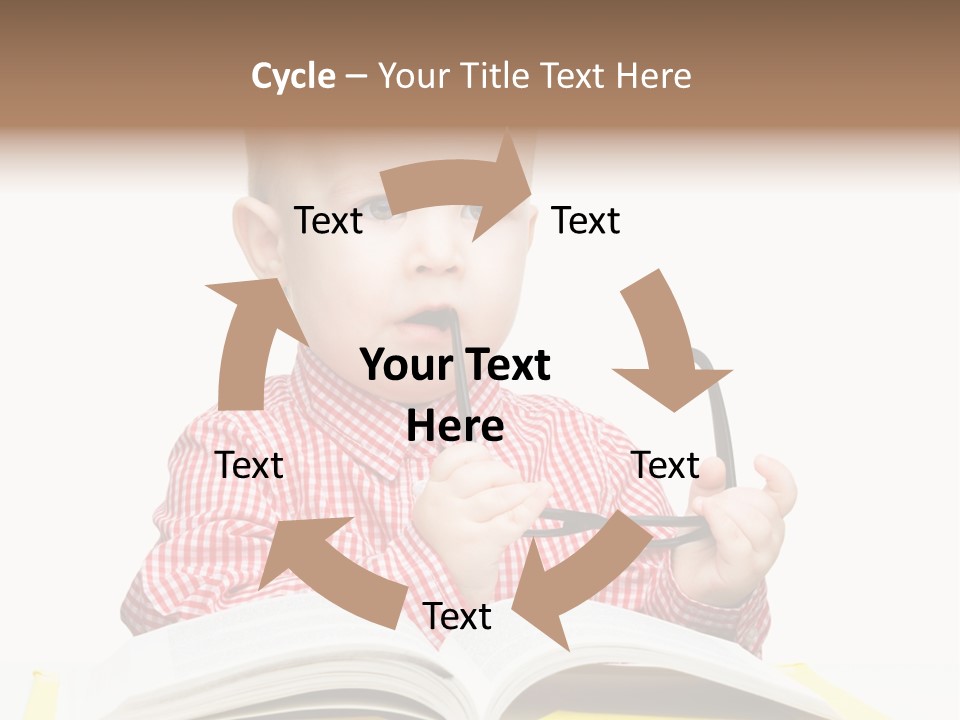 Isolated Kid Playful PowerPoint Template