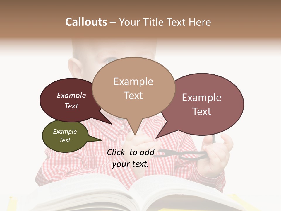 Isolated Kid Playful PowerPoint Template