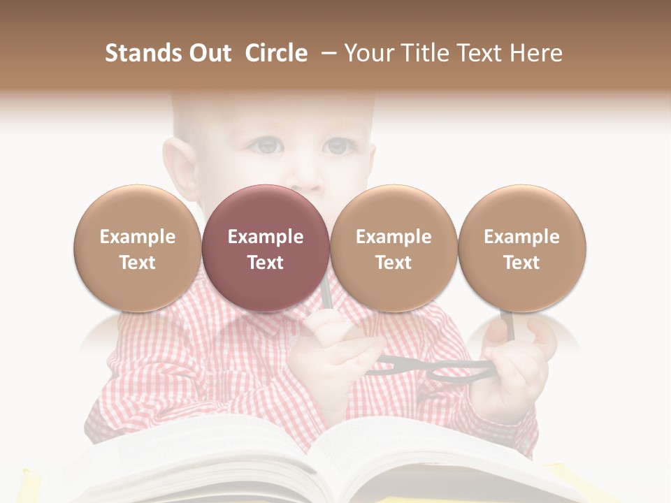 Isolated Kid Playful PowerPoint Template