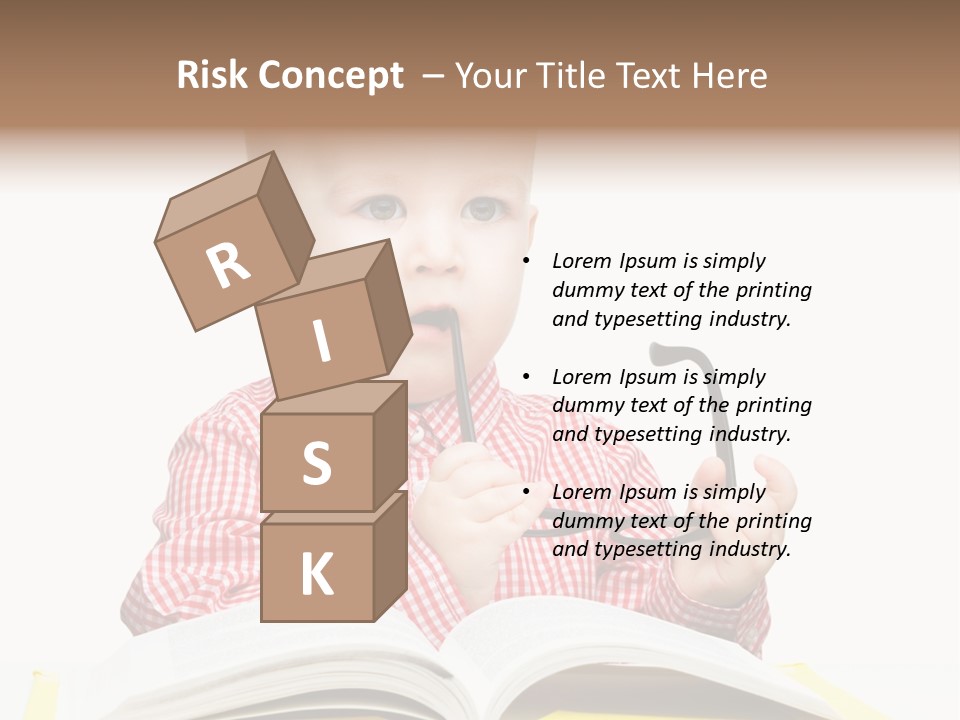 Isolated Kid Playful PowerPoint Template