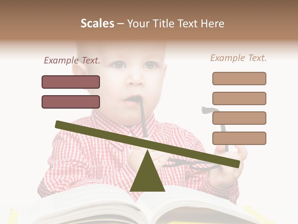 Isolated Kid Playful PowerPoint Template