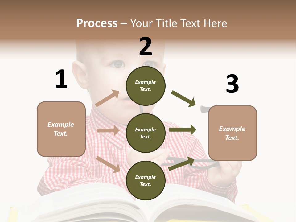 Isolated Kid Playful PowerPoint Template