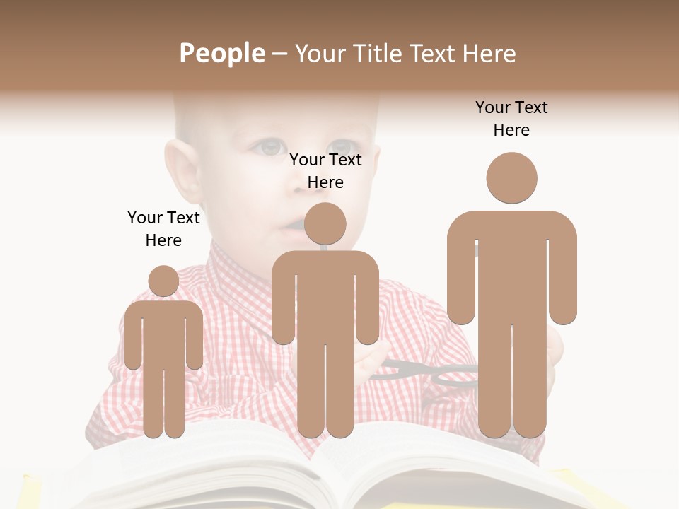 Isolated Kid Playful PowerPoint Template