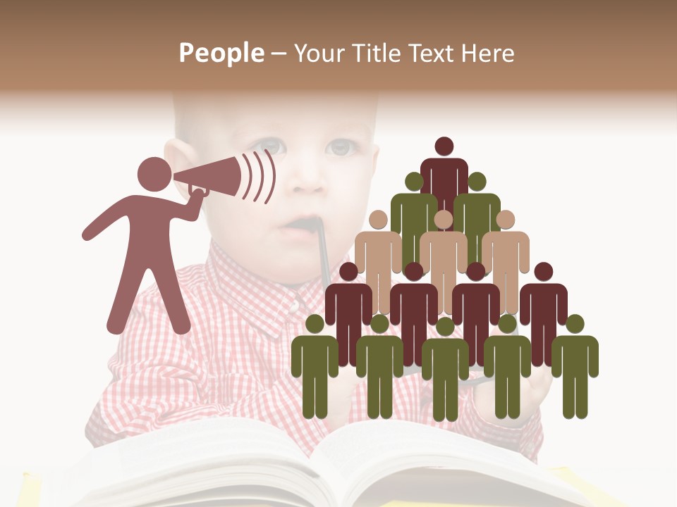 Isolated Kid Playful PowerPoint Template