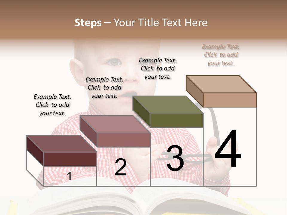 Isolated Kid Playful PowerPoint Template