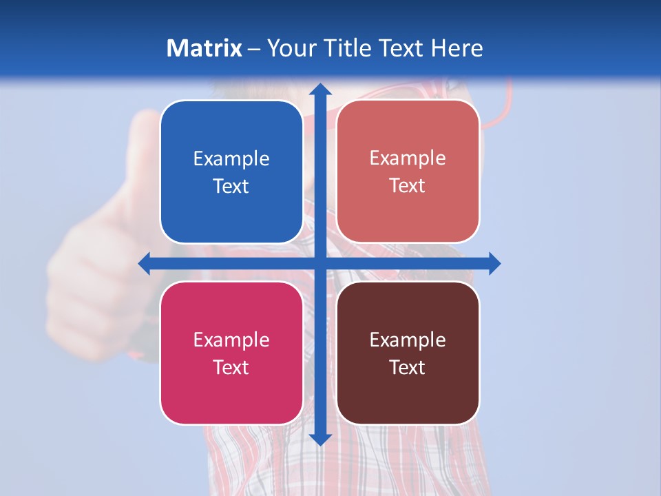 Nerd Silly Hand PowerPoint Template