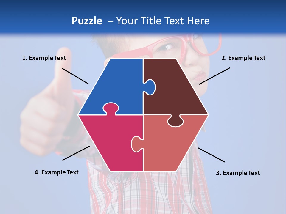 Nerd Silly Hand PowerPoint Template