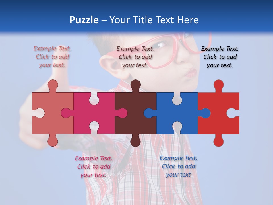 Nerd Silly Hand PowerPoint Template