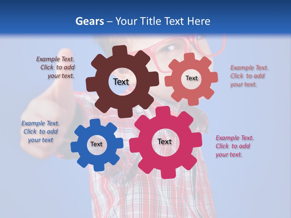 Nerd Silly Hand PowerPoint Template