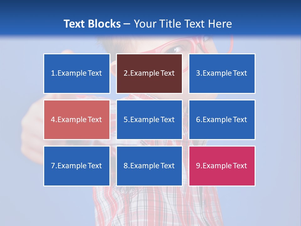 Nerd Silly Hand PowerPoint Template