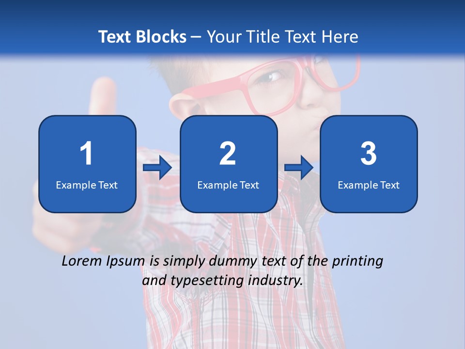 Nerd Silly Hand PowerPoint Template