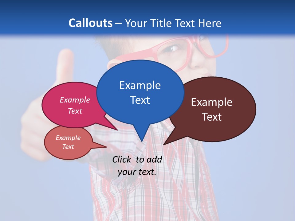 Nerd Silly Hand PowerPoint Template