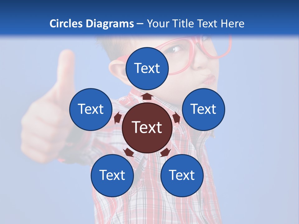 Nerd Silly Hand PowerPoint Template