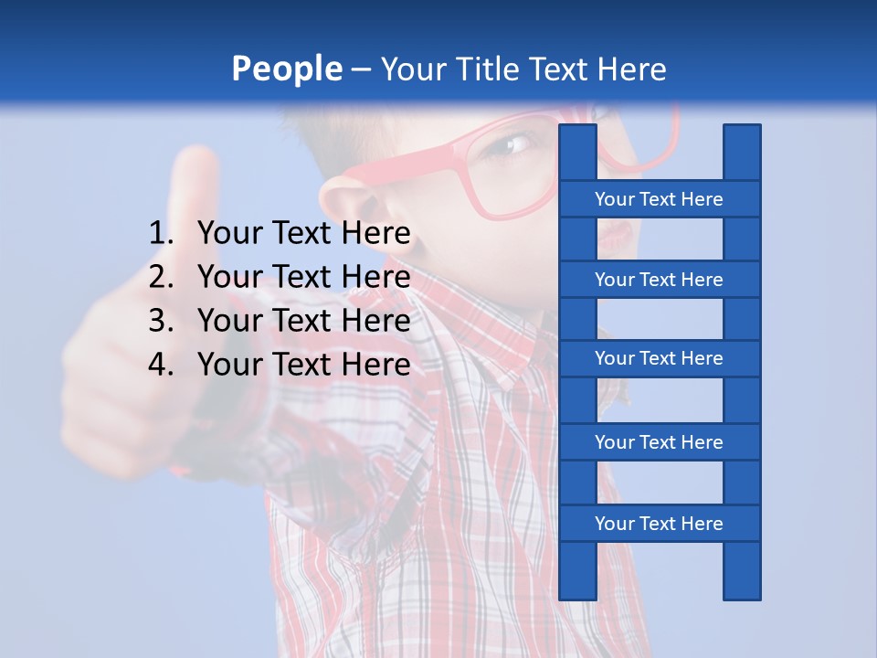 Nerd Silly Hand PowerPoint Template