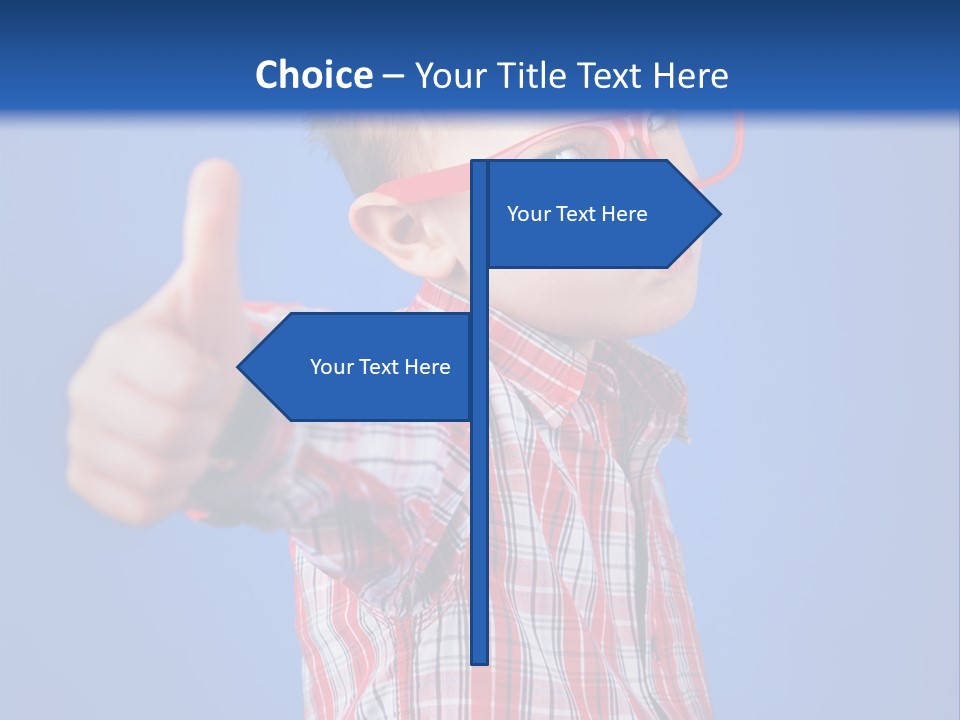 Nerd Silly Hand PowerPoint Template