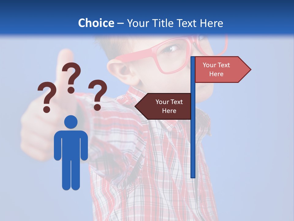 Nerd Silly Hand PowerPoint Template