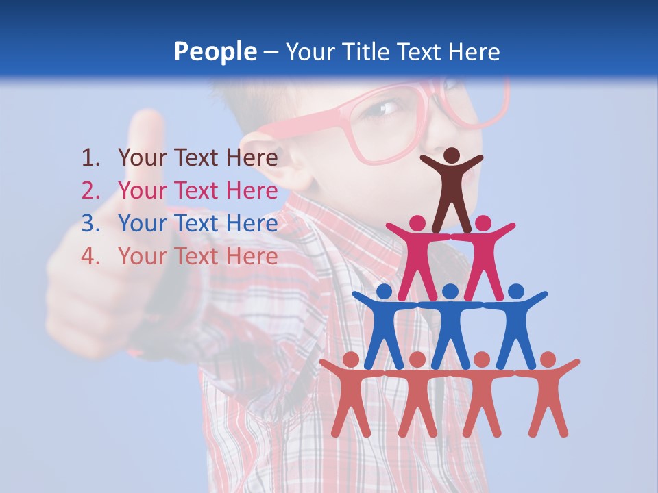 Nerd Silly Hand PowerPoint Template