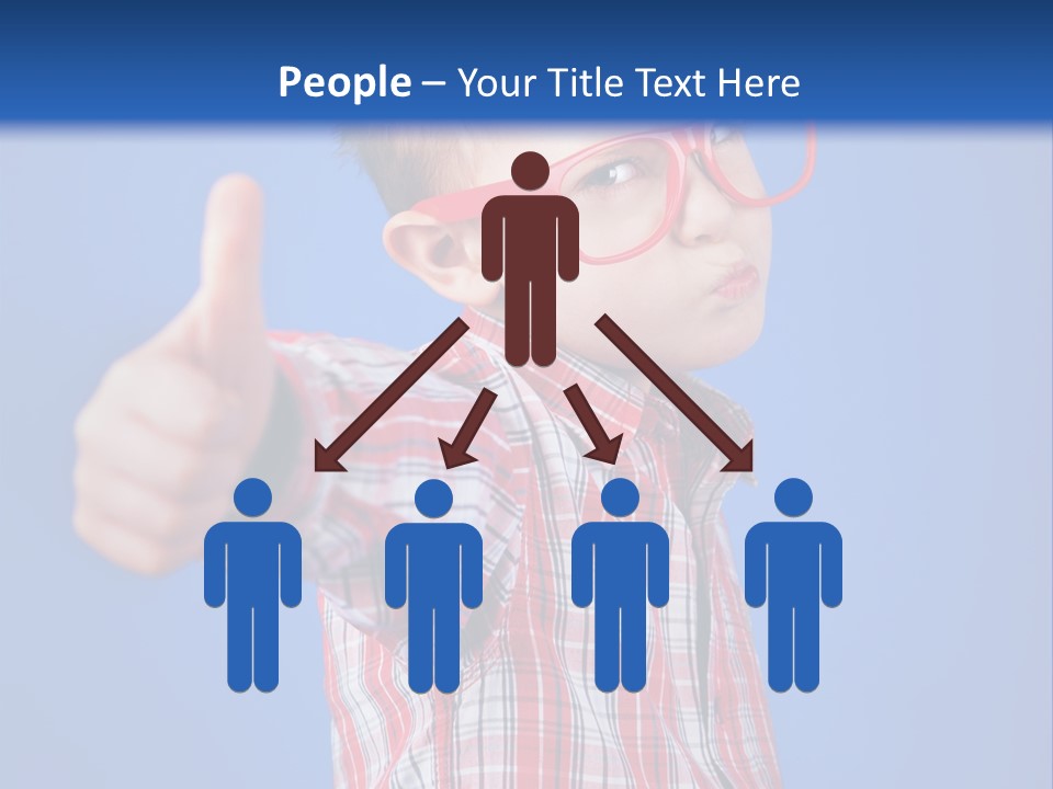 Nerd Silly Hand PowerPoint Template